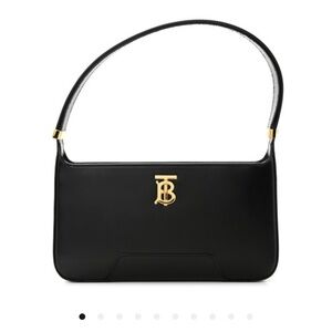 Black Leather Shoulder Bag